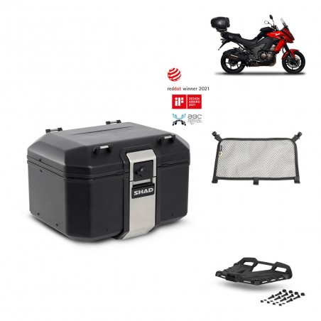 SHAD Baul trasero + parrilla soporte montaje accesorios TR48 TERRA BLACK EDITION KIT-449911