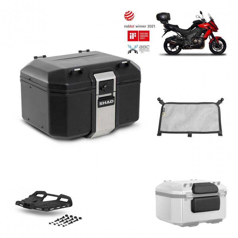 SHAD Rear trunk + grill mounting bracket accessories TR48 TERRA BLACK EDITION KIT-449912