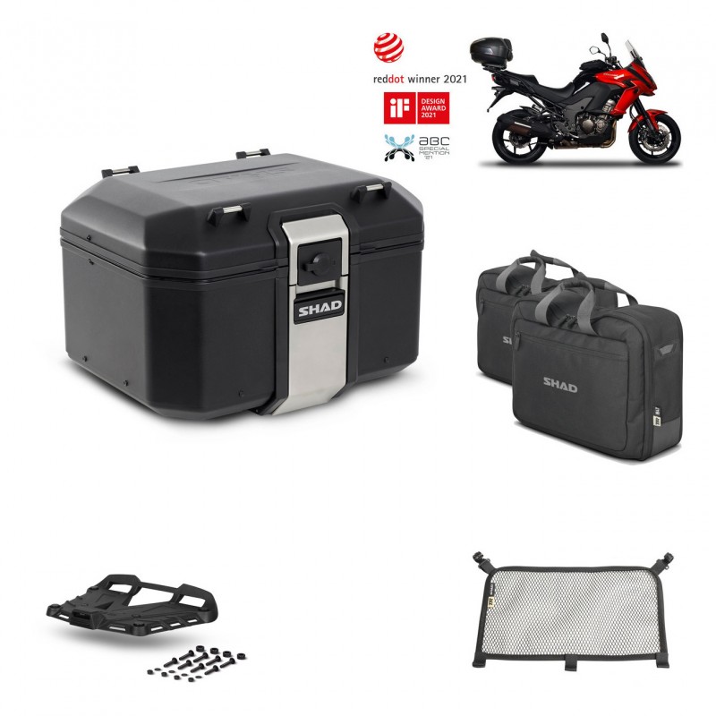 SHAD Rear trunk + grill mounting bracket accessories TR48 TERRA BLACK EDITION KIT-449915