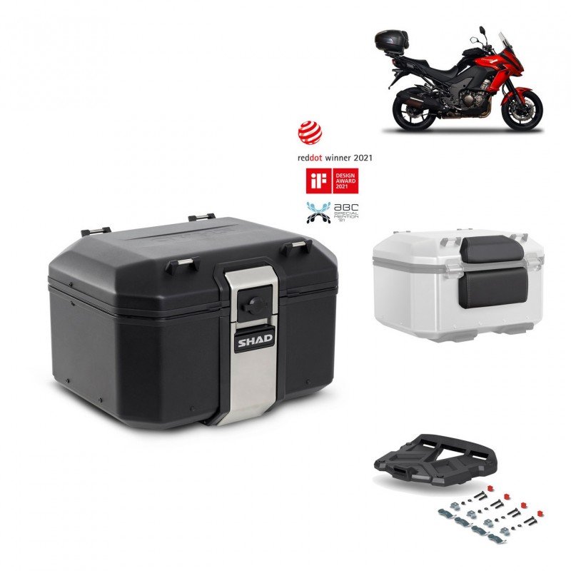 SHAD Rear trunk + grill mounting bracket accessories TR48 TERRA BLACK EDITION KIT-449917