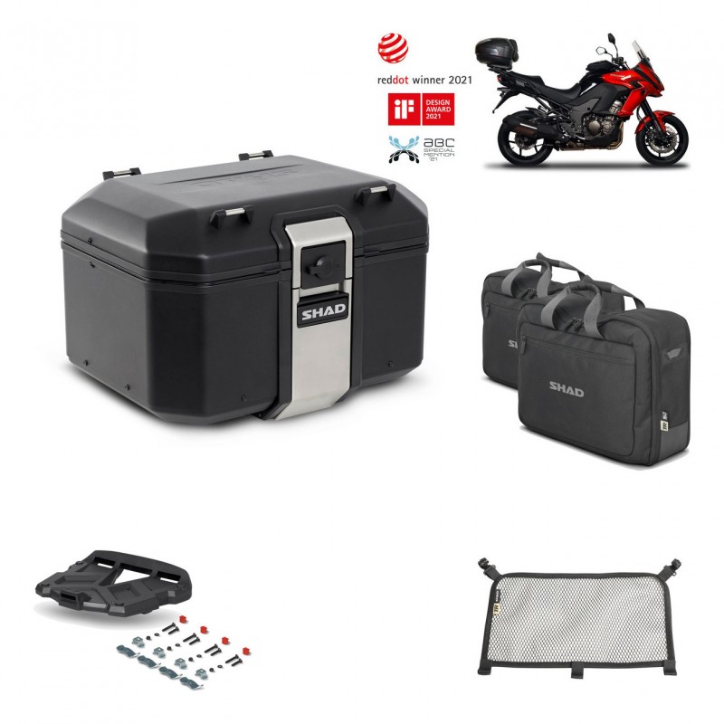SHAD Rear trunk + grill mounting bracket accessories TR48 TERRA BLACK EDITION KIT-449922