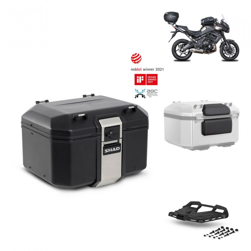 SHAD Rear trunk + grill mounting bracket accessories TR48 TERRA BLACK EDITION KIT-449956