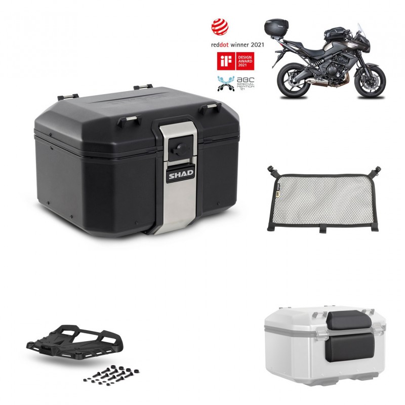 SHAD Rear trunk + grill mounting bracket accessories TR48 TERRA BLACK EDITION KIT-449958