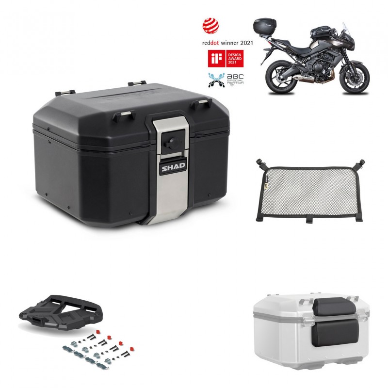 SHAD Rear trunk + grill mounting bracket accessories TR48 TERRA BLACK EDITION KIT-449965