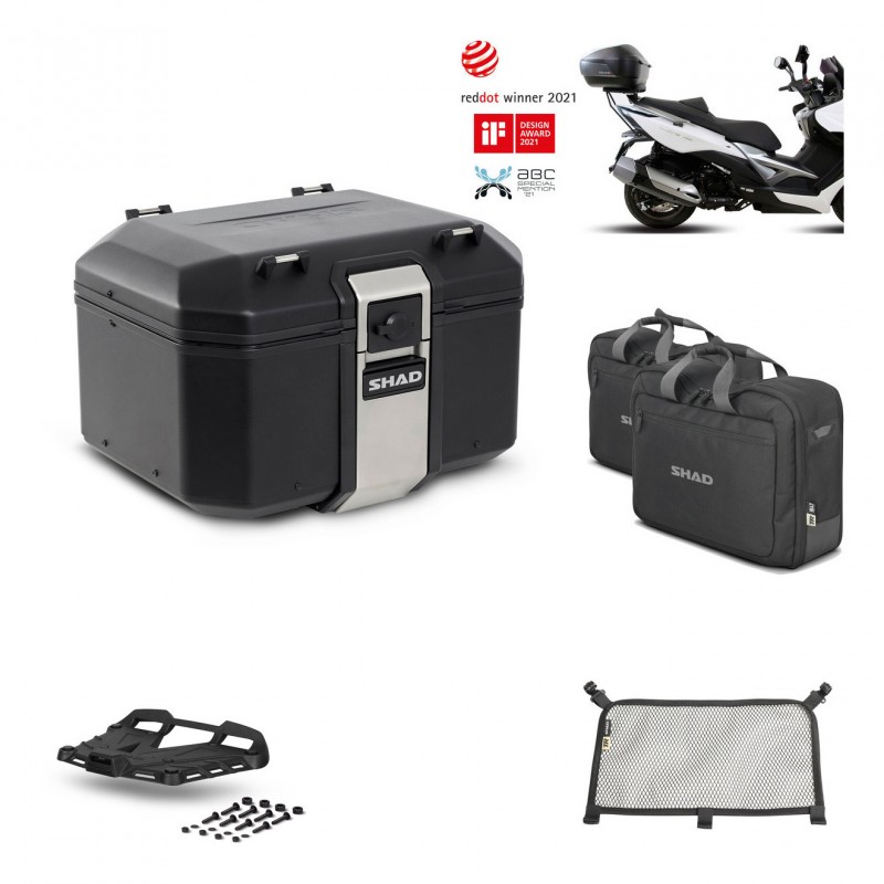 SHAD Rear trunk + grill mounting bracket accessories TR48 TERRA BLACK EDITION KIT-450007
