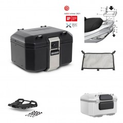 SHAD Baul trasero + parrilla soporte montaje accesorios TR48 TERRA BLACK EDITION KIT-450027