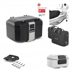SHAD Baul trasero + parrilla soporte montaje accesorios TR48 TERRA BLACK EDITION KIT-450036
