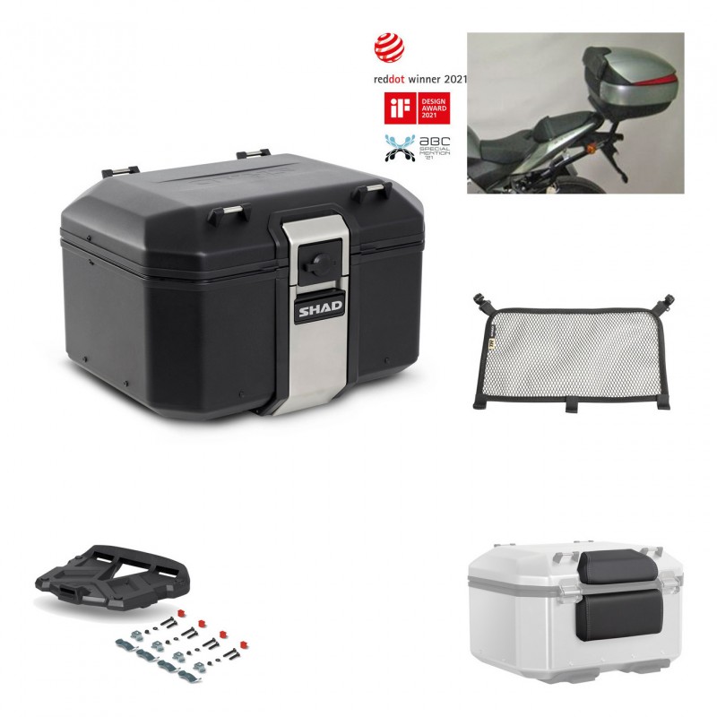 SHAD Rear trunk + grill mounting bracket accessories TR48 TERRA BLACK EDITION KIT-450080
