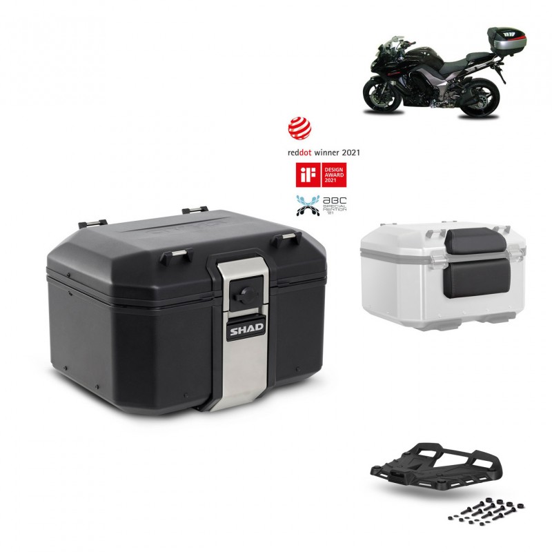 SHAD Rear trunk + grill mounting bracket accessories TR48 TERRA BLACK EDITION KIT-450117