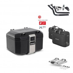 SHAD Rear trunk + grill mounting bracket accessories TR48 TERRA BLACK EDITION KIT-450158
