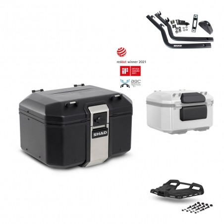 SHAD Rear trunk + grill mounting bracket accessories TR48 TERRA BLACK EDITION KIT-450163