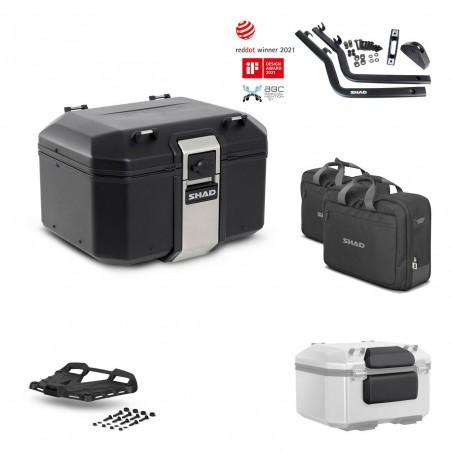 SHAD Rear trunk + grill mounting bracket accessories TR48 TERRA BLACK EDITION KIT-450167