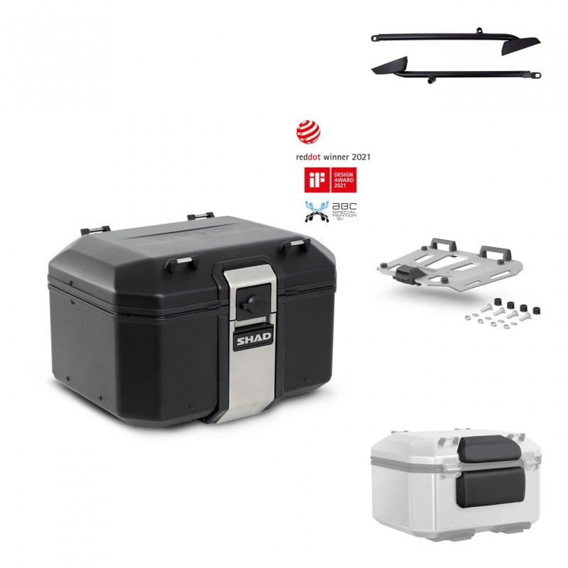 SHAD Rear trunk + grill mounting bracket accessories TR48 TERRA BLACK EDITION KIT-450178