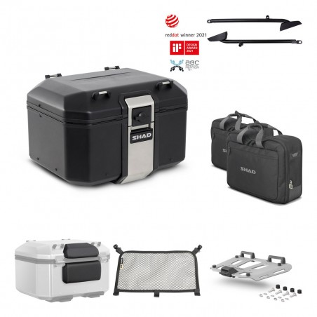 SHAD Rear trunk + grill mounting bracket accessories TR48 TERRA BLACK EDITION KIT-450184
