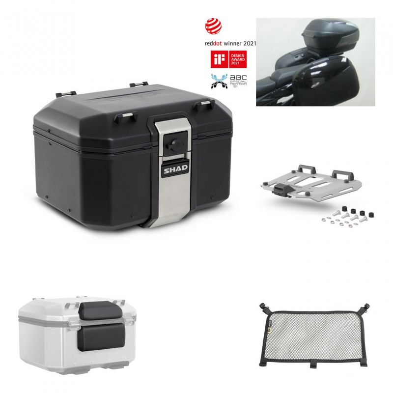 SHAD Rear trunk + grill mounting bracket accessories TR48 TERRA BLACK EDITION KIT-450203