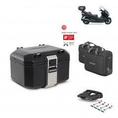 SHAD Baul trasero + parrilla soporte montaje accesorios TR48 TERRA BLACK EDITION KIT-450242