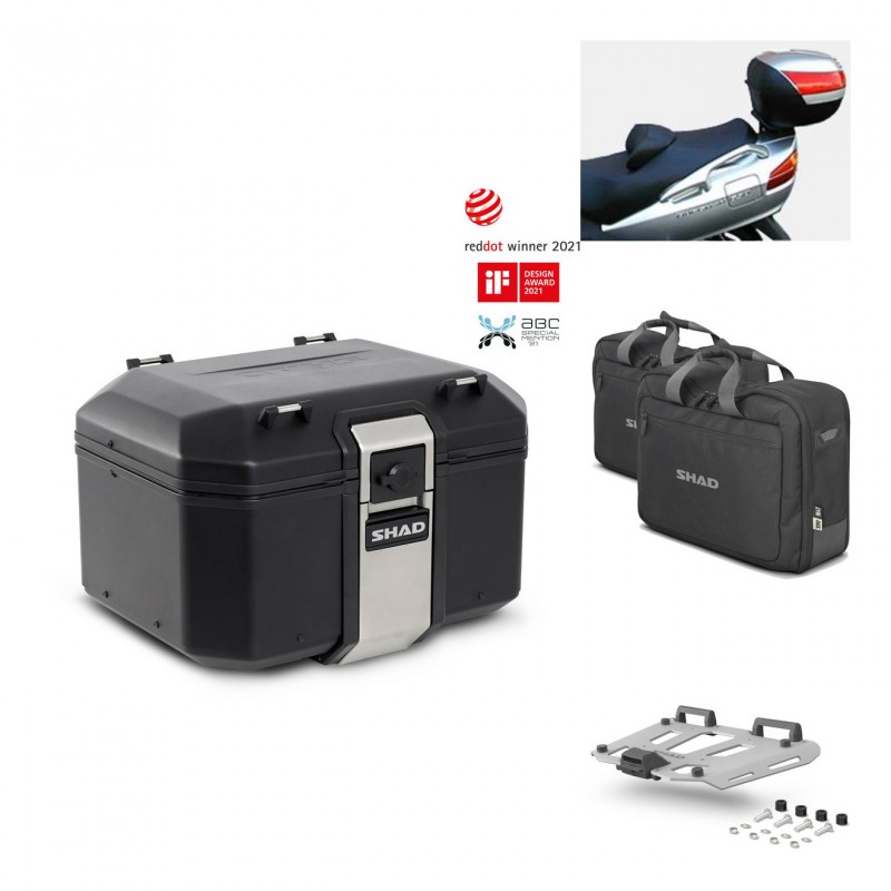 SHAD Rear trunk + grill mounting bracket accessories TR48 TERRA BLACK EDITION KIT-450250