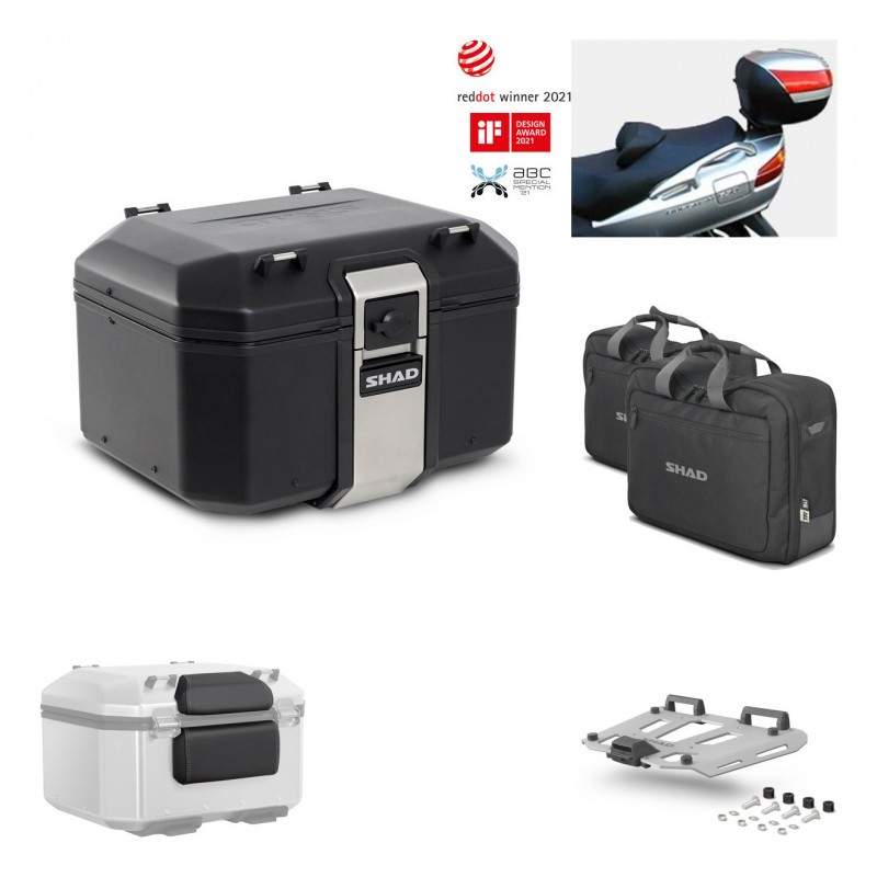 SHAD Rear trunk + grill mounting bracket accessories TR48 TERRA BLACK EDITION KIT-450251