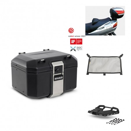 SHAD Baul trasero + parrilla soporte montaje accesorios TR48 TERRA BLACK EDITION KIT-450256