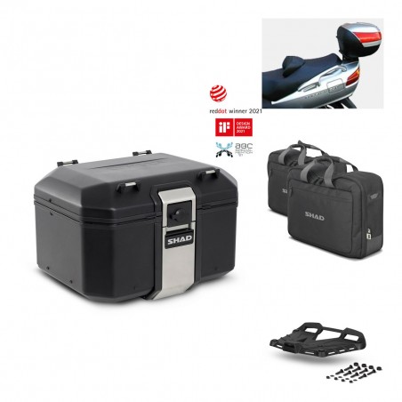 SHAD Rear trunk + grill mounting bracket accessories TR48 TERRA BLACK EDITION KIT-450258