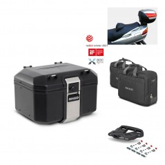 SHAD Baul trasero + parrilla soporte montaje accesorios TR48 TERRA BLACK EDITION KIT-450265