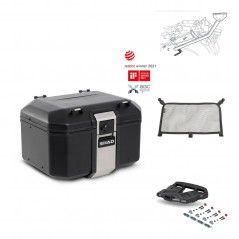 SHAD Baul trasero + parrilla soporte montaje accesorios TR48 TERRA BLACK EDITION KIT-450309