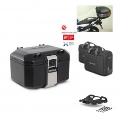 SHAD Baul trasero + parrilla soporte montaje accesorios TR48 TERRA BLACK EDITION KIT-450327