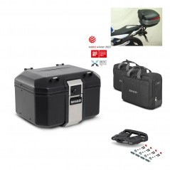 SHAD Baul trasero + parrilla soporte montaje accesorios TR48 TERRA BLACK EDITION KIT-450334