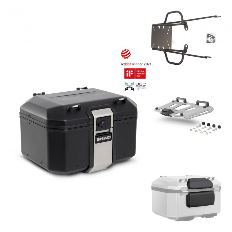 SHAD Rear trunk + grill mounting bracket accessories TR48 TERRA BLACK EDITION KIT-450339