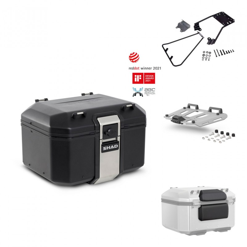 SHAD Rear trunk + grill mounting bracket accessories TR48 TERRA BLACK EDITION KIT-450362