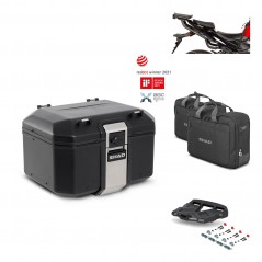 SHAD Baul trasero + parrilla soporte montaje accesorios TR48 TERRA BLACK EDITION KIT-450403
