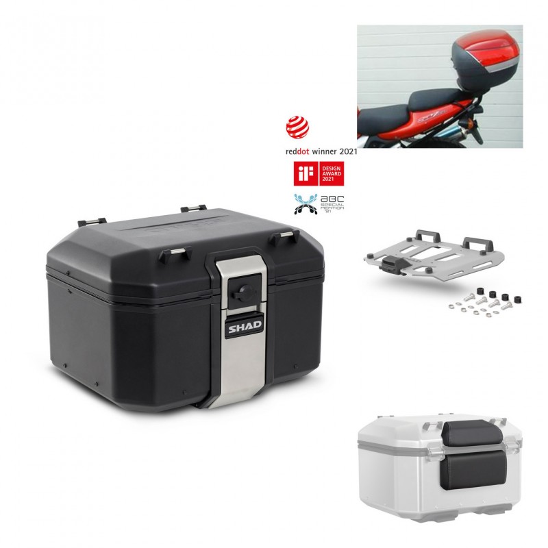 SHAD Rear trunk + grill mounting bracket accessories TR48 TERRA BLACK EDITION KIT-450408