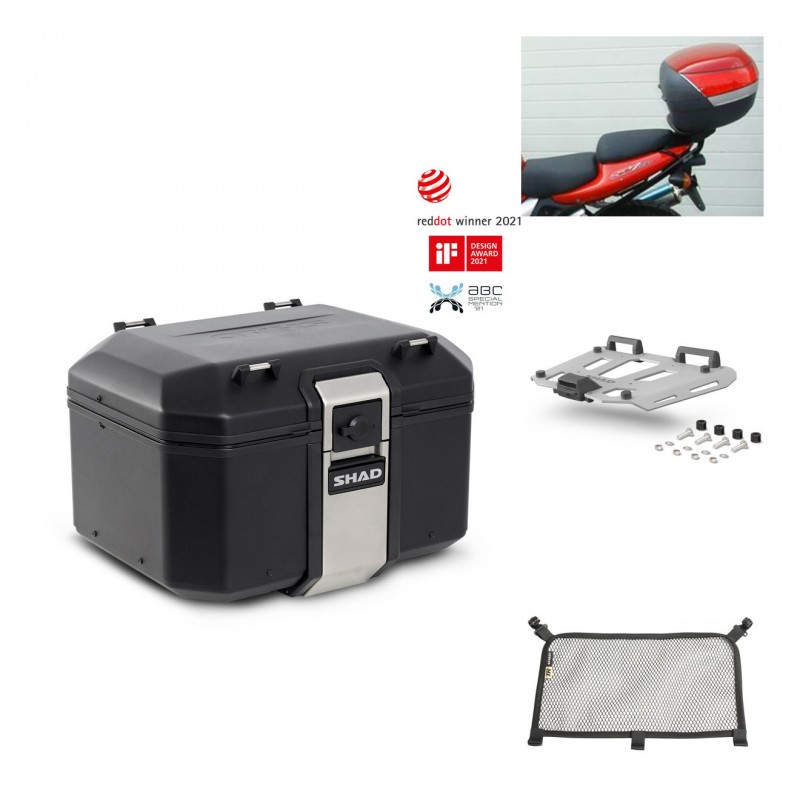 SHAD Rear trunk + grill mounting bracket accessories TR48 TERRA BLACK EDITION KIT-450409