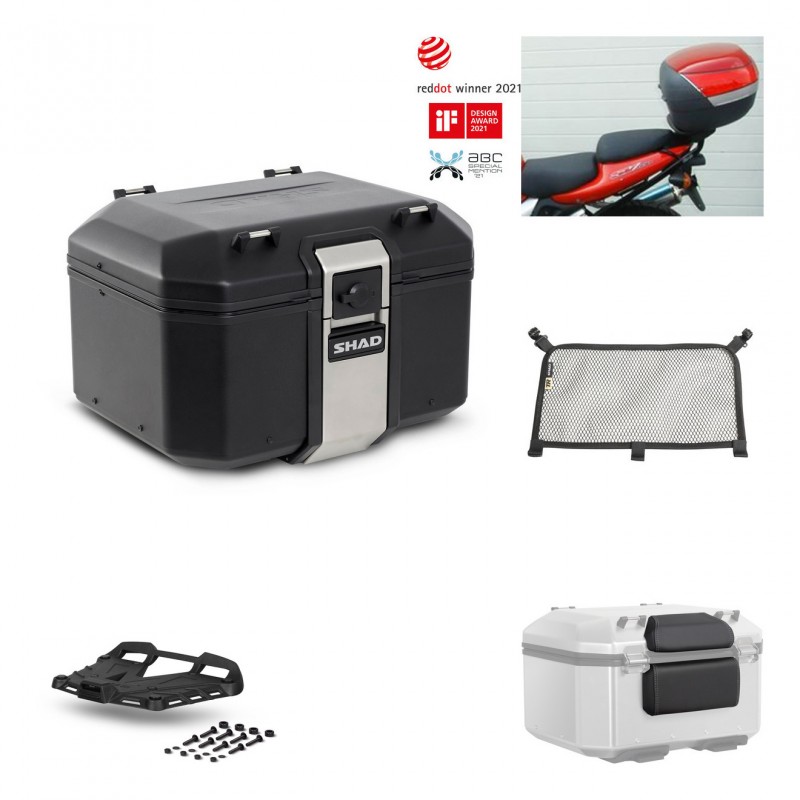 SHAD Rear trunk + grill mounting bracket accessories TR48 TERRA BLACK EDITION KIT-450418