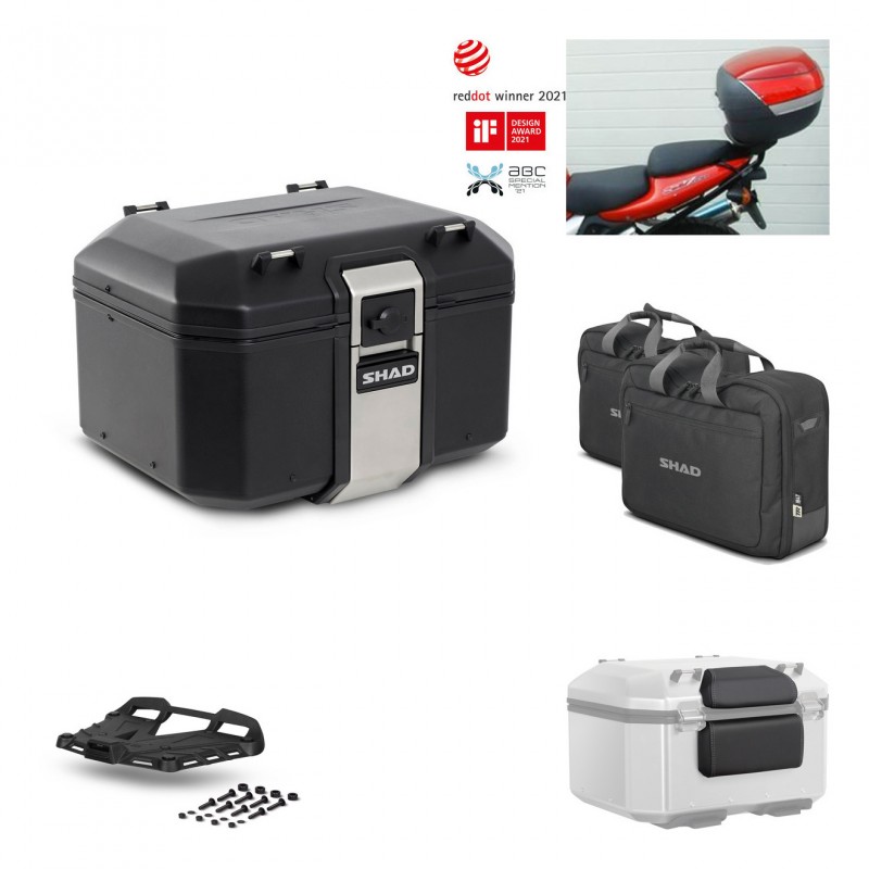SHAD Rear trunk + grill mounting bracket accessories TR48 TERRA BLACK EDITION KIT-450420