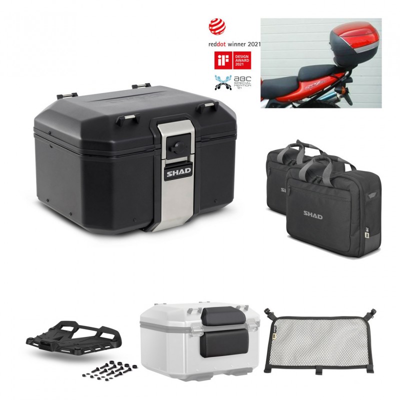 SHAD Rear trunk + grill mounting bracket accessories TR48 TERRA BLACK EDITION KIT-450422
