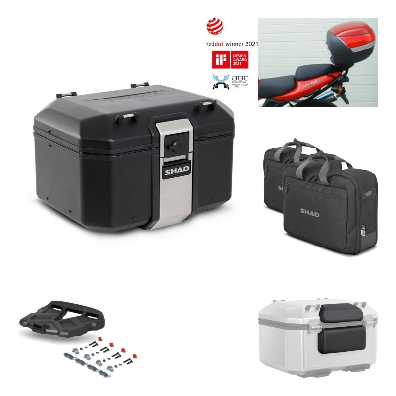 SHAD Rear trunk + grill mounting bracket accessories TR48 TERRA BLACK EDITION KIT-450427