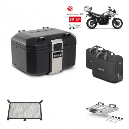 SHAD Rear trunk + grill mounting bracket accessories TR48 TERRA BLACK EDITION KIT-450551