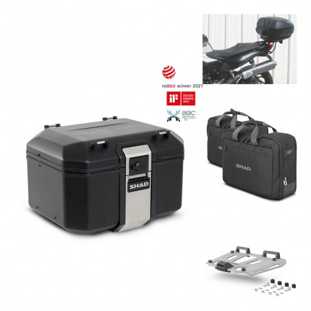SHAD Rear trunk + grill mounting bracket accessories TR48 TERRA BLACK EDITION KIT-450572