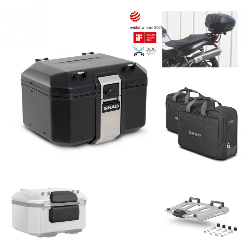 SHAD Rear trunk + grill mounting bracket accessories TR48 TERRA BLACK EDITION KIT-450573