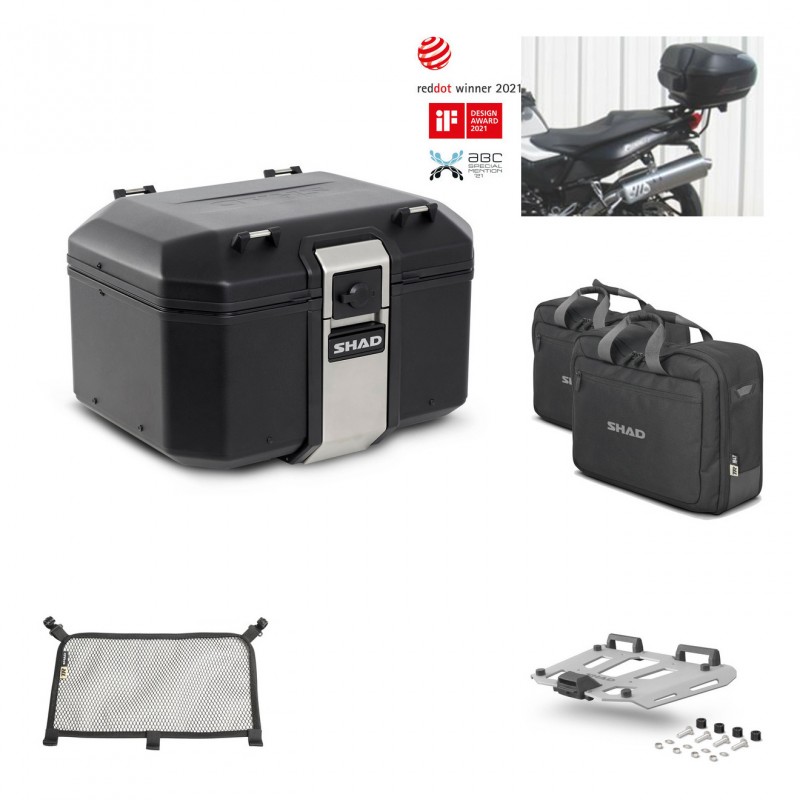 SHAD Rear trunk + grill mounting bracket accessories TR48 TERRA BLACK EDITION KIT-450574