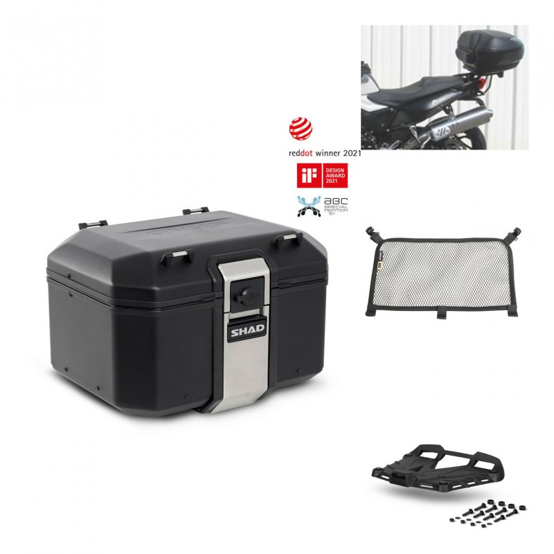 SHAD Rear trunk + grill mounting bracket accessories TR48 TERRA BLACK EDITION KIT-450578