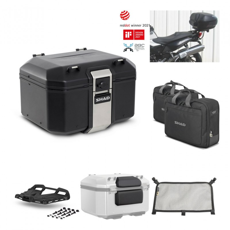 SHAD Rear trunk + grill mounting bracket accessories TR48 TERRA BLACK EDITION KIT-450583