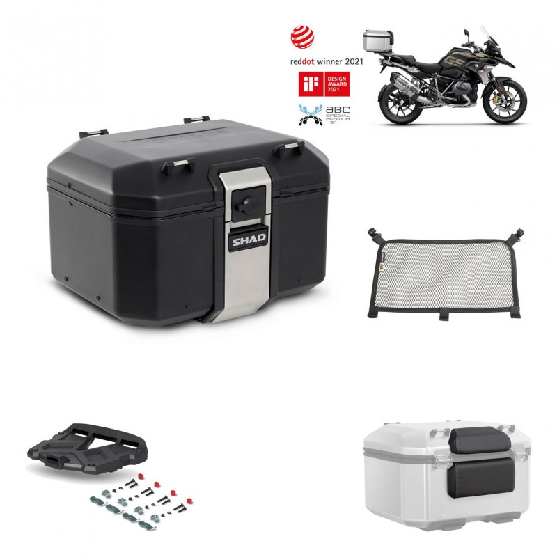 SHAD Rear trunk + grill mounting bracket accessories TR48 TERRA BLACK EDITION KIT-450609