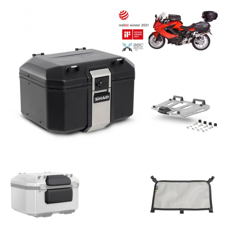 SHAD Baul trasero + parrilla soporte montaje accesorios TR48 TERRA BLACK EDITION KIT-450617