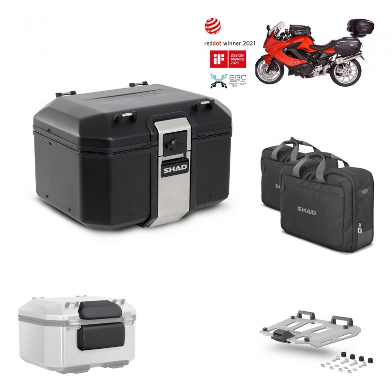 SHAD Rear trunk + grill mounting bracket accessories TR48 TERRA BLACK EDITION KIT-450619