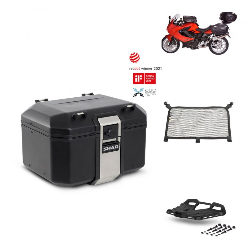 SHAD Baul trasero + parrilla soporte montaje accesorios TR48 TERRA BLACK EDITION KIT-450624