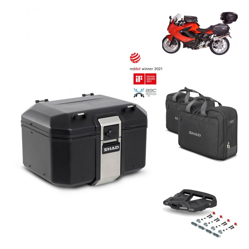 SHAD Rear trunk + grill mounting bracket accessories TR48 TERRA BLACK EDITION KIT-450633
