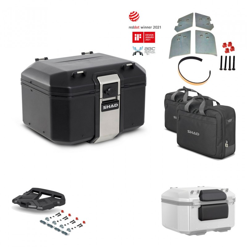 SHAD Rear trunk + grill mounting bracket accessories TR48 TERRA BLACK EDITION KIT-450680