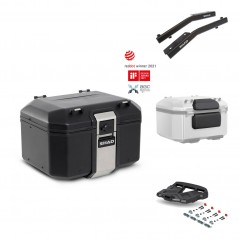 SHAD Baul trasero + parrilla soporte montaje accesorios TR48 TERRA BLACK EDITION KIT-450699